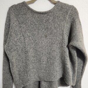 Helmut Lang Women's Gray Wool Camel Hair Sweater Small